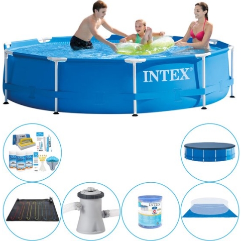 Metal Frame Pool Zwembad Super Deal - 305 x 76 cm