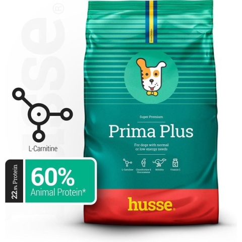 Husse Prima Plus - Hondenvoer met Kip voor Volwassen Honden - 12 kg