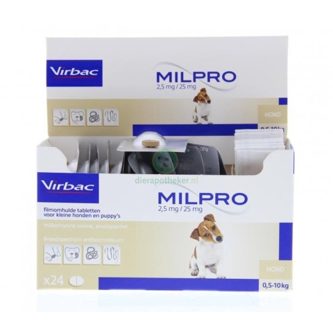 Milpro Kleine Hond/Pup 24 tabl