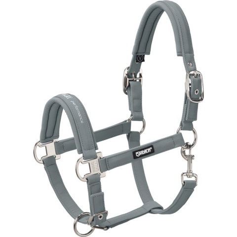 Eskadron Headcollar Double Pin Buckle Softshell - Ashblue - Maat Cob
