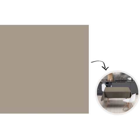 Tafelkleed - Tafellaken - 180x180 cm - Interieur - Kleuren - Beige - Binnen en Buiten