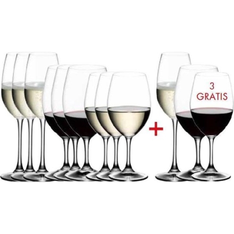 Riedel Wijnglazenset Ouverture - 12 stuks