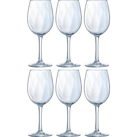 12x Stuks wijnglazen voor rode wijn 360 ml - Dolce Vina - Wijn glazen