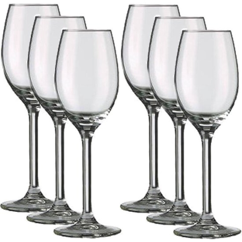 24x Port/sherryglazen transparant 140 ml serie Esprit - 14 cl - Likeurglazen