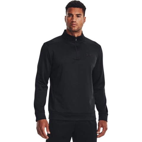 Under Armour Armour Fleece Halve Rits Sweatshirt Zwart S / Regular Man
