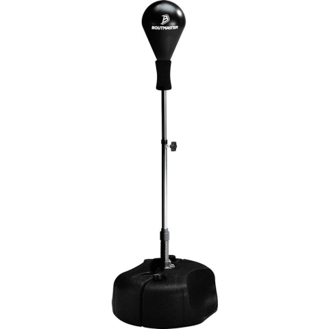 Bouthmaster - Boksbal op voet - Speedball - Boksen - verstelbaar in hoogte - zwart - Voor training & fitness