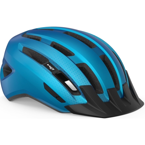 MET Downtown Fietshelm - Trekking - Maat M/L - Blue Glossy