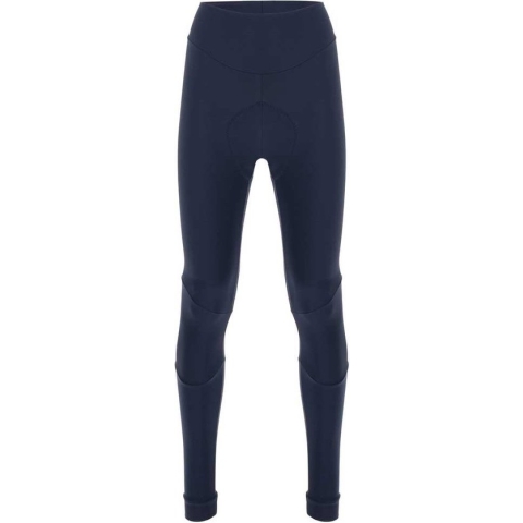 Santini Fietsbroek kort zonder bretels Blauw Dames - Alba Winter Thermofleece Tights For Women Nautica Blue - 2XL