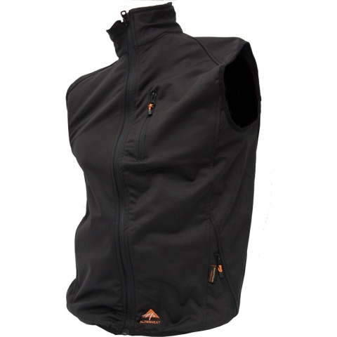 Alpenheat Fire Softshell Verwarmd Vest / Verwarmde Bodywarmer met verwarming met accu maat XXL