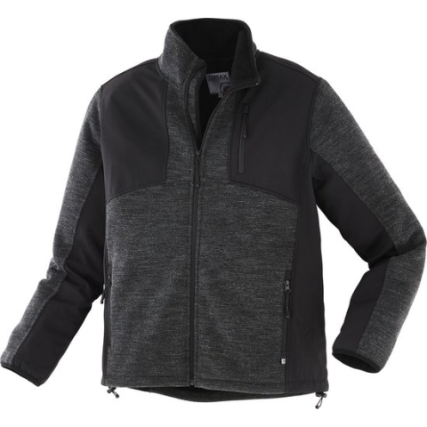 Heren vest - antraciet gemeleerd - hybride - V408 - maat XL