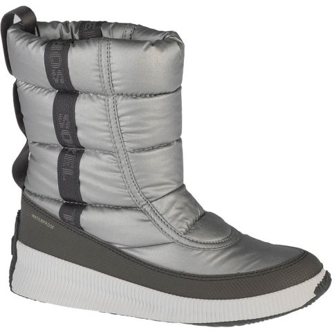 Sorel Out N About Puffy Mid 1876891034, Vrouwen, Grijs, Sneeuw laarzen,Laarzen, maat: 39