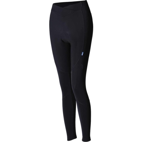 BBB Cycling ColdShield Lange Fietsbroek Dames met Zeem - Thermo Wielrenbroek - Waterdichte Fietsbroek - Fiets Tights Dames - Zwart - Maat S - BBW-355R