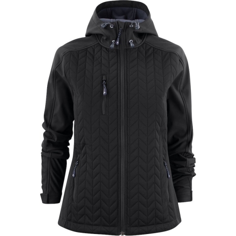 Harvest Myers Softshell Jas Dames 2121038 Zwart - Maat L