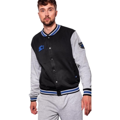 Starter Man College Blouse SUG-020-BD-200, Mannen, Zwart, Sweatshirt, maat: M