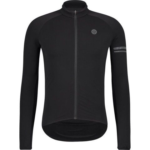 AGU Thermo Fietsshirt Lange Mouwen Essential Heren - Zwart - S