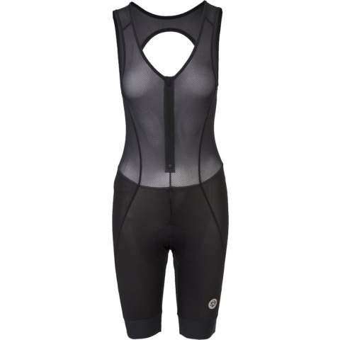 AGU High Summer Fietsbroek met Zeem IV Trend Dames - Zwart - S - Met Bretels - Extra Ademend - UV bescherming