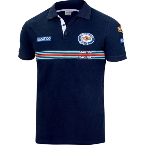 Sparco Martini Racing Replica Polo Blauw maat S