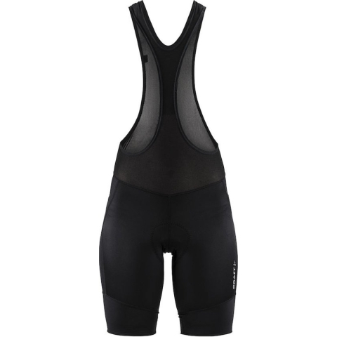 Craft Essence Bib Shorts Fietsbroek Dames - Zwart/Zilver - Maat L