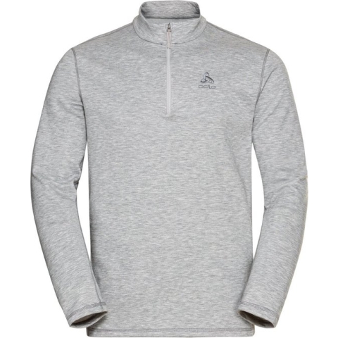 Odlo Middenlaag Loopshirt Halve Rits BERRA GRIJS - Maat XXL