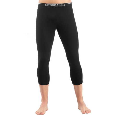 Icebreaker Sportlegging Bf200 Dames Merinowol Zwart Maat Xs