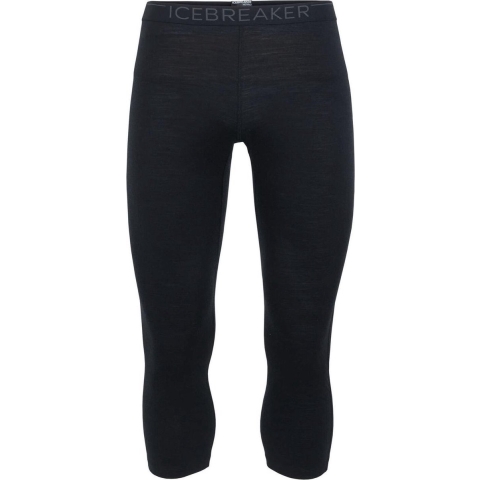 Icebreaker Thermolegging Bodyfit 200 Heren Merinowol Zwart Maat - Xxl