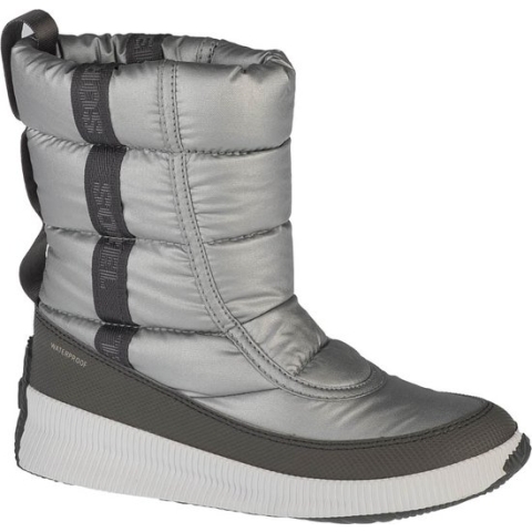 Sorel Out N About Puffy Mid 1876891034, Vrouwen, Grijs, Sneeuw laarzen,Laarzen, maat: 37