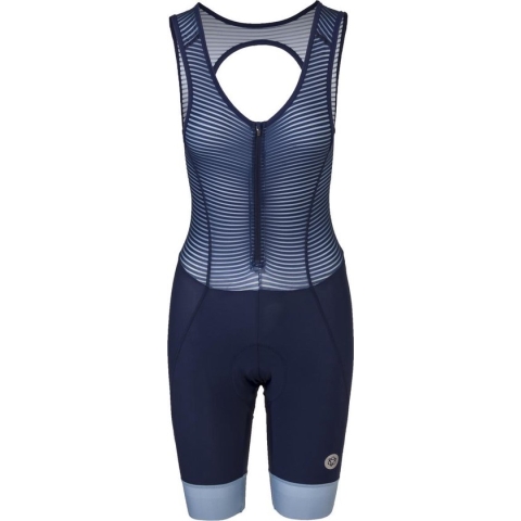 AGU Prime Fietsbroek met Zeem II Essential Dames - Blauw - XL - Met Bretels