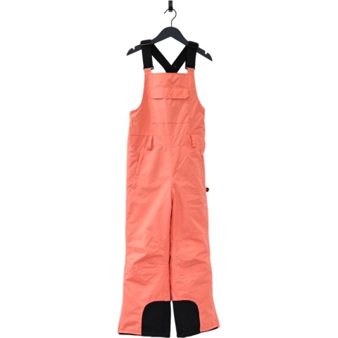 Ducksday - skibroek met bretellen - voor kinderen - waterdicht - unisex – Soft red - maat 10 jaar – 134/140