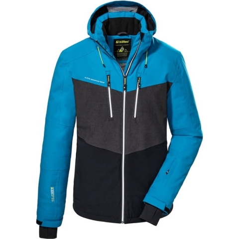 Killtec heren ski-jas - Ski jas heren 38699 - navy/antra/blauw - maat XXL