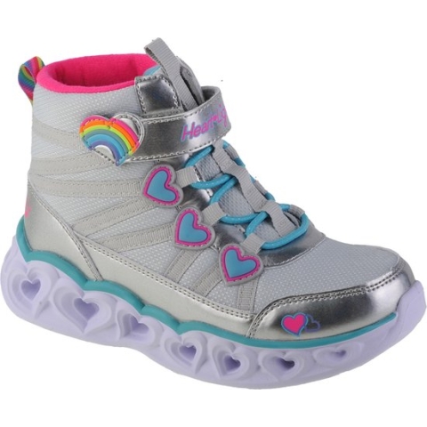 Skechers Sweetheart Lights - Sweet Styling 302668L-SMLT, voor meisje, Zilver, Laarzen,Sneeuw laarzen, maat: 32