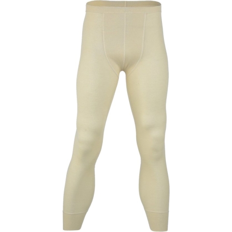 Heren Long John Bio Merino Wol Engel Natur - IVN BEST - 50/52L - Gebroken Wit
