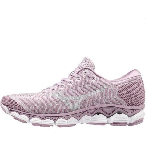 Mizuno Waveknit S1 lila hardloopschoenen dames