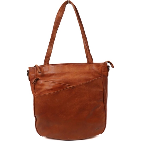 Bear Design Inge Leren Shopper - Cognac