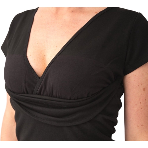 Womboo Buidelshirt Vrouw Zwart maat XXL