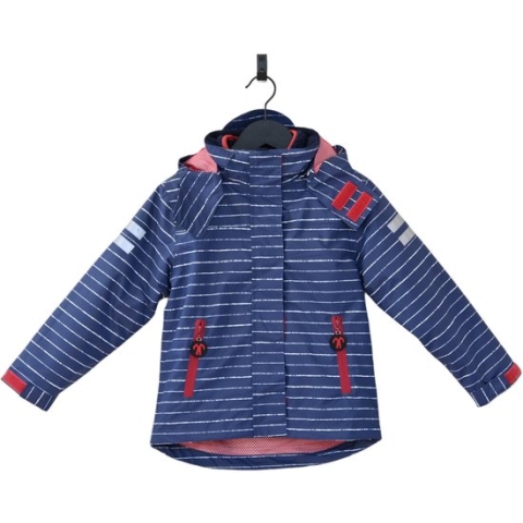 Ducksday - vierseizoensjas met uitritsbare sherpa fleece jas - waterdicht - 3 in 1 regenjas - unisex - Finn - maat 98/104