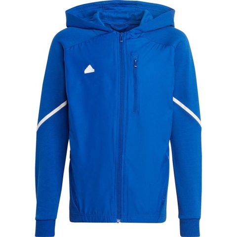ADIDAS SPORTSWEAR D4Gmdy Sweatshirt Met Volledige Rits Kinderen - Semi Lucid Blue / White - 15-16 jaren