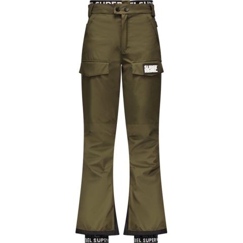 SuperRebel - Ski broek SKILLS - Army Green - Maat 128