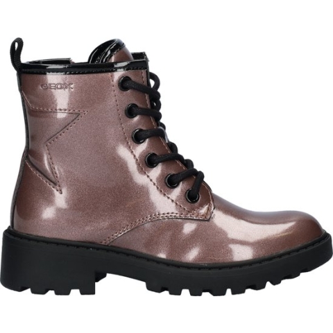 Geox J Casey meisjes veterboot - Roze - Maat 33