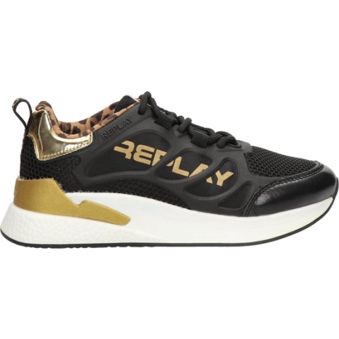 Replay Maze Jr 5 Sneakers Laag - zwart - Maat 36