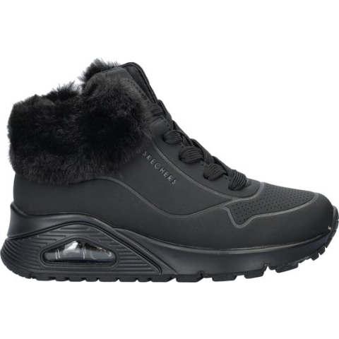 Skechers Uno Sneakers Hoog - zwart - Maat 38