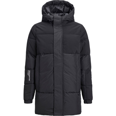 JACK & JONES JUNIOR JJEFORCE PUFFER SN JNR Jongens Jas - Black - Maat 152