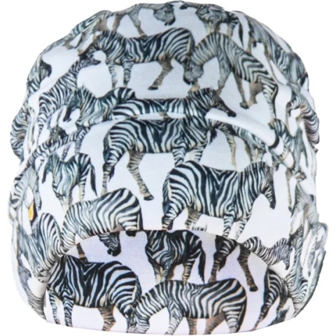 Padhat | Muts | Beanie | Valbescherming kind | Unieke innovatieve hoofdbescherming voor kinderen | Maat M | Zebra patroon | N I E U W !!