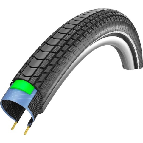 Vouwband Schwalbe Marathon Almotion MicroSkin 28 x 2.00 / 50-622 mm - zwart met reflectie