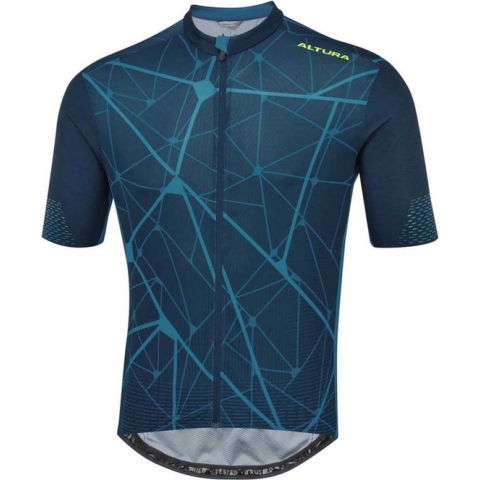 Altura Icon Jersey Met Korte Mouwen Blauw S Man