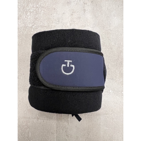 Cavalleria Toscana Set of 4 Jersey And Fleece Polos - Color : Black/Blue (997E)