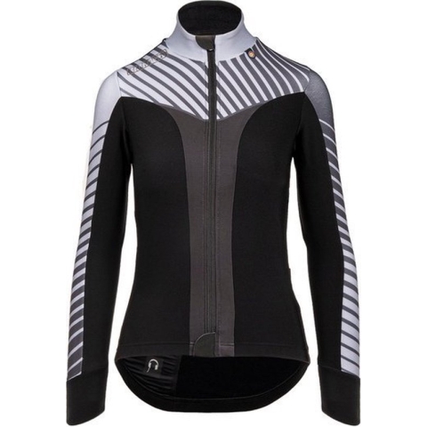 Bioracer Vesper Tempest Spring Jacket Subli Grey Stripe   Maat L