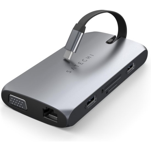 Satechi USB-C On-the-Go Multiport Adapter -  Space Grey