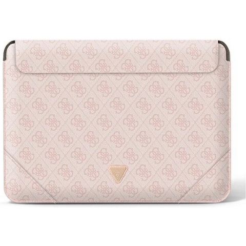 Guess 4G Triangle Laptoptas voor o.a. Apple MacBook (16") - Roze