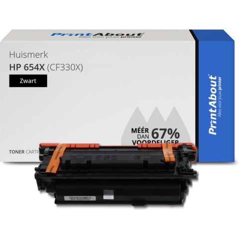 PrintAbout - Alternatief voor de HP CF330X (nr 654X) / zwart