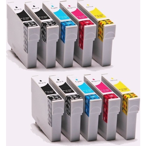 Epson 34XL - Alternatieve Inktcartridges - 10X Multipack - Geschikt voor WorkForce Pro WF-3720 DW, WF-3720 DWF, WF-3725 DWF